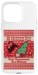 iPhone 15 Pro Max Oh Christmas Tree cat Ugly Christmas Sweater Funny cat lover Case