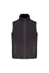 Gilet Sans Manches Doublé Polaire - Homme - K679 - Gris Foncé Et Noir