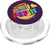 Pop It Rainbow Fidget Toy I Love Pop It PopSockets PopGrip for MagSafe