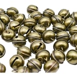 20 st Vintage Jingle Bells 1 tum Antik Juldekoration Koppar Klocka