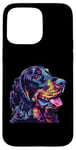 Coque pour iPhone 15 Pro Max Gordon Setter Pop Art Figurine de race de chien