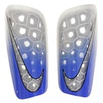 Nike Unisex Adult Mercurial Lite football shin guards Shin Guards - Metallic Silver/Metallic Silve, M