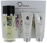 Oscar by Oscar de la Renta for Women Set - EDT Spray 3.3oz + BL SG 3.3oz