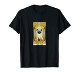 The Pug Tarot Card Illustration T-Shirt