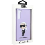 Original Karl Lagerfeld Silicone Ikonik - Samsung Galaxy S23 Plus, violetti