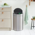 Brabantia Bo 23L & 10L Silver Soft Touch Recycling Bin Silver