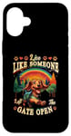 iPhone 16 Plus Live Like Someone Left Gate Open Dachshund Dog Pet Owner Case