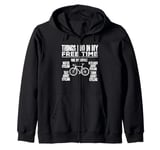 Watch Cycling Research About Cycling Funny Bicycle Zip Hoodie