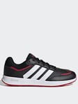 adidas Sportswear Junior Tensaur Switch Trainers - Black/white, Black/White, Size 5 Older