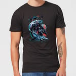 Aquaman Black Manta & Ocean Master Men's T-Shirt - Black - M