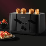 Salter Kuro Black 4 Slice Toaster