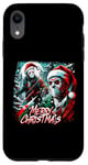 iPhone XR Merry Christmas Festive Slasher Candy Cane Menace Case