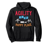 Dog Agility Course Training Tunnel Jumps Trainer Pullover Hoodie