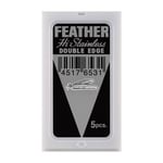 Feather Double Edge Blades Black ( 5 st)