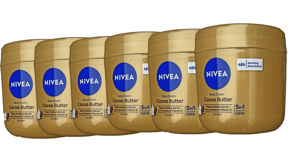 Nivea Nourishing Cocoa Butter Body Lotion Moisture Serum For Dry Skin.6 X PACK