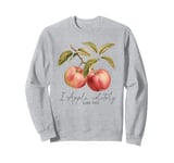 I Apple Solutely Love You Vintage Apple Pun Valentine Sweatshirt