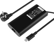 130W USB Type-C Chargeur pour Dell XPS 15 9510 17 9710 XPS 15 9510 P91F P91F002 XPS 17 9710 P92F P92F002 DA130PM170 HA130PM170 M0H25 0M0H25 Alienware x14 P150G P150G003