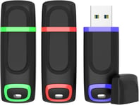 Clé Usb 3.0 128Go Rapide, Lot De 3 Clef Usb 128 Go 3.0 À Capuchon Cle Usb Flash Drive 128 Giga Pas Cher Compatible Avec Ordinateur, Console De Jeux, Pc[Q24]