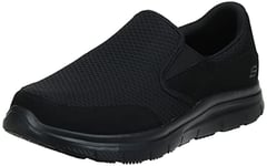 Skechers Homme Flex Advantage SR Mcallen Chaussure de Service Alimentaire, Noir, 41.5 EU