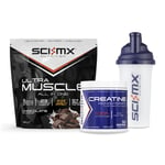 SCI MX Ultra Muscle Whey Protein Powder Chocolate & Creatine + Free Shaker