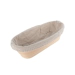 Bread Fermentation Basket Oval Shape With Cloth Bag Home Storage As The Picture 28*14*8