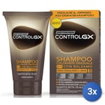 3x Just For MEN Shampooing 118 Ml. Colorant Gradual 2In1