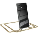 For Xiaomi Mi 11 Lite / 5G / 11 Lite 5G NE Phone Case With Chain Gold