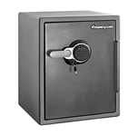 Master Lock Sentry Safe Certified Fireproof and Waterproof Safe, 56.5L, 472 x 605 x 490 mm, Digital Combination with backup Key and Backlit Keypad, for home and professionals