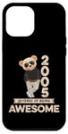 Coque pour iPhone 12 Pro Max Ours en peluche original 2005 pour homme et femme