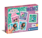 Clementoni Educational Game Memo Gabby'S Dollhouse 48 Tiles - Game For Children 