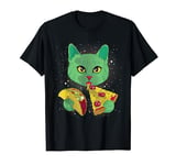 Taco Pizza Space Cat Lover Kitten Cats T-Shirt