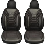 Housses de siège sur Mesure pour sièges de Voiture compatibles avec VW Caddy 4 à partir de 2015 conducteur et Passager PS803