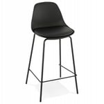 Tabouret de Bar Industriel 'Sidon' 87cm Noir