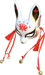 Little Bunny Kitsune Masque Traditionnel Japonais Pour Cosplay Motif Lapin Renard Kabuki Accessoires De Costume Décoration De Chambre