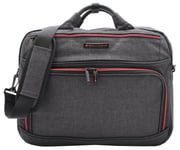 Smart Casual Briefcase Cross Body Organiser Bag Laptop Carry Case H315 Black