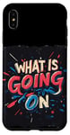 Coque pour iPhone XS Max Costume de discours Cool What is going on