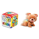 VTech - 183405 - Super Cube des découvertes - Version FR & 181105 - Jouet Musical - Ourson, 1,2,3 suis-Moi - Version FR