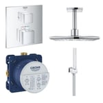 GROHE -  Robinet douche thermostatique encastrable Grohtherm Cube