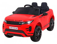 Yksipaikkainen lasten sähköauto Range Rover Evoque, punainen