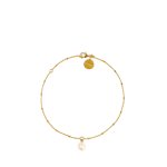 Syster P Treasure Single Pearl Bracelet Gold Guld