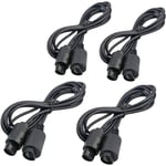 4 Pack 6Ft N64 Controller Extension Cable Cord for  64 N64 Controller W7W11632