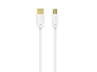 Sinox Usb 2.0 Kabel För Skrivare. 3M. Vit