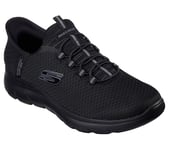 Skechers Homme Summits High Range Glisser sur, Black Mesh/Trim, 39.5 EU