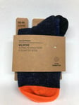 Salewa Wildfire Alpine Merino/Hemp M Quarter Sock (UK 8-9.5) Electric Blue 42-44