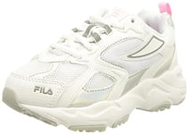 Fila Mixte enfant Cr-cw02 Ray Tracer Kids Sneakers Basses, White Iridescent, 30 EU