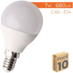 Led Atomant Sl - Ampoule led G45 E14 7W 680LM 360º Blanc Froid 6500K - Lot de 10 u.