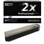 2x Eurotone Pro Toner Black for Kyocera FS-C-5015-N