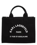 Karl Lagerfeld tote bag women rue st-guillaume 240W3892A999 Black cotton medium