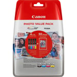 Canon CLI-551XL C/M/Y/BK Photo Value Pack - 4-pack - svart  gul  cyan  magenta - original - blekkbeholder