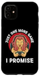 Coque pour iPhone 11 Cute Lion, encore un jeu, je le promets à Lion Lover